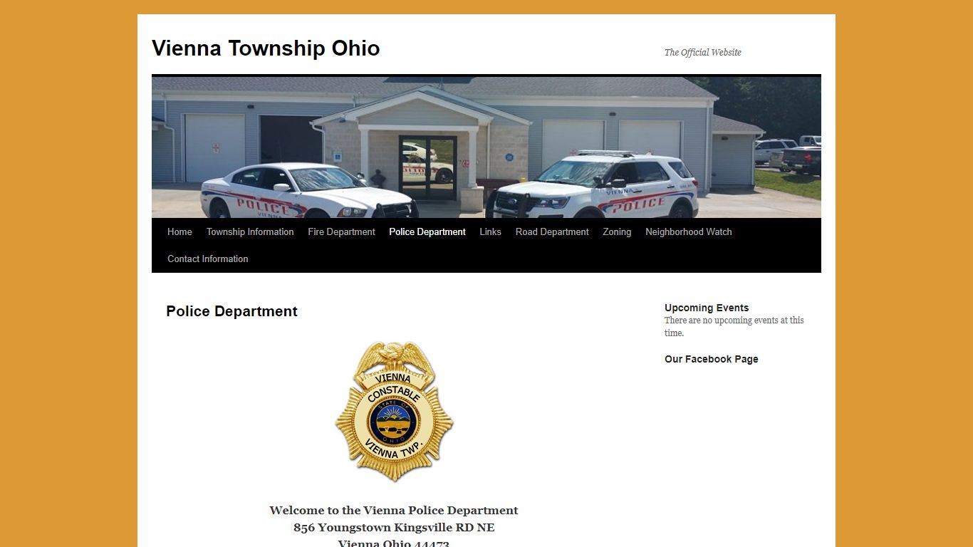 Police Department | Vienna Township Ohio